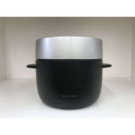 BALMUDA 電子炊飯ジャー K03A-BK 3合(0.54L) 程度A(ほとんど使用感がありません)