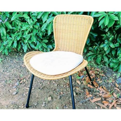 IDEE ラタンチェア ナチュラル×ホワイト MAREA