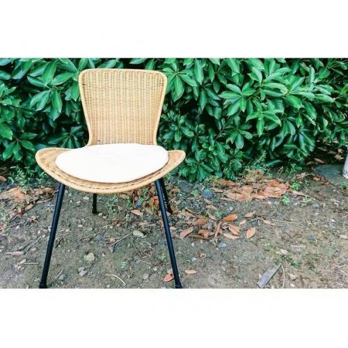 IDEE ラタンチェア ナチュラル×ホワイト MAREA