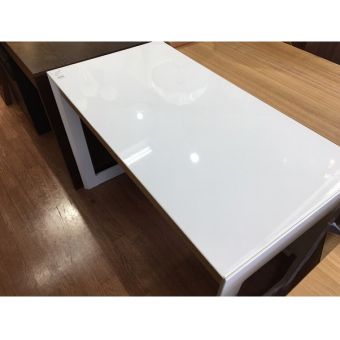 コイズミファニテック 書斎デスク ホワイト×ナチュラル エナメル  KWD-381WH