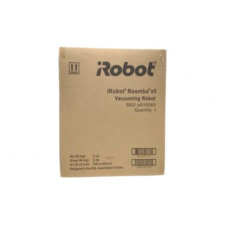iRobot (アイロボット) ロボットクリーナー Roomba e5 程度S(未使用品) 純正バッテリー 50Hz／60Hz 未使用品