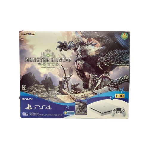 SONY (ソニー) Playstation4 MONSTER HUNTER WORLD Starter Pack White 