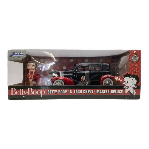 モデルカー 1:24 Hollywood Rides 1939 CHEVY MASTER DELUXE W/BETTY BOOP