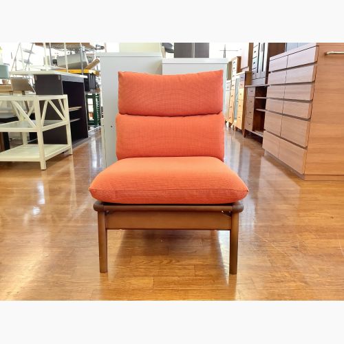 飛騨産業 (ヒダサンギョウ) L-Chair レッド 連結可能 肘なし SD16OB