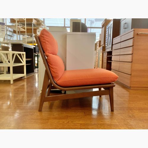 飛騨産業 (ヒダサンギョウ) L-Chair レッド 連結可能 肘なし SD16OB