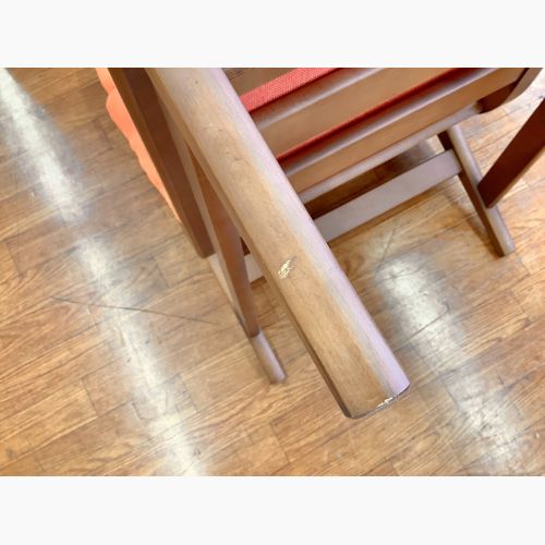 飛騨産業 (ヒダサンギョウ) L-Chair レッド 連結可能 肘なし SD16OB