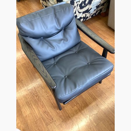 美品マルニ60 1人掛けソファ ブラック ダークグレー 美品マルニ60 1人