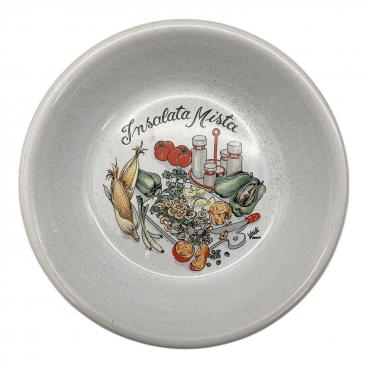 アウガルテン・ウィンナーローズ 24cm スーププレート 3枚セット