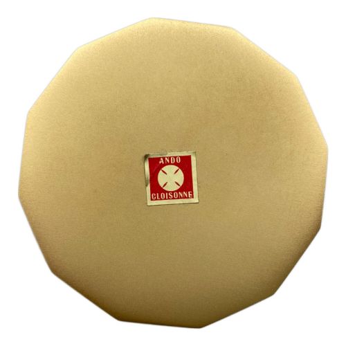 安藤七宝店（ANDO CLOISONNE） 文鎮 ゴールド×グリーン