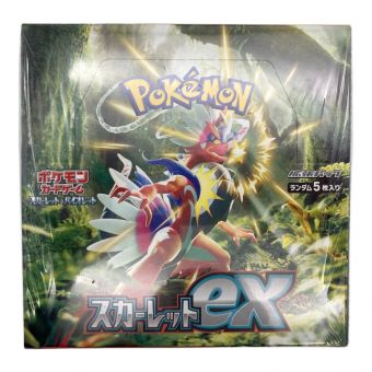 ポケモンカード ポケモンカードゲーム スカーレット&バイオレット 拡張パック スカーレットex シュリンク付BOX