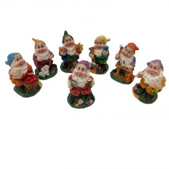 白雪姫 7人の小人オブジェ ダメージ有