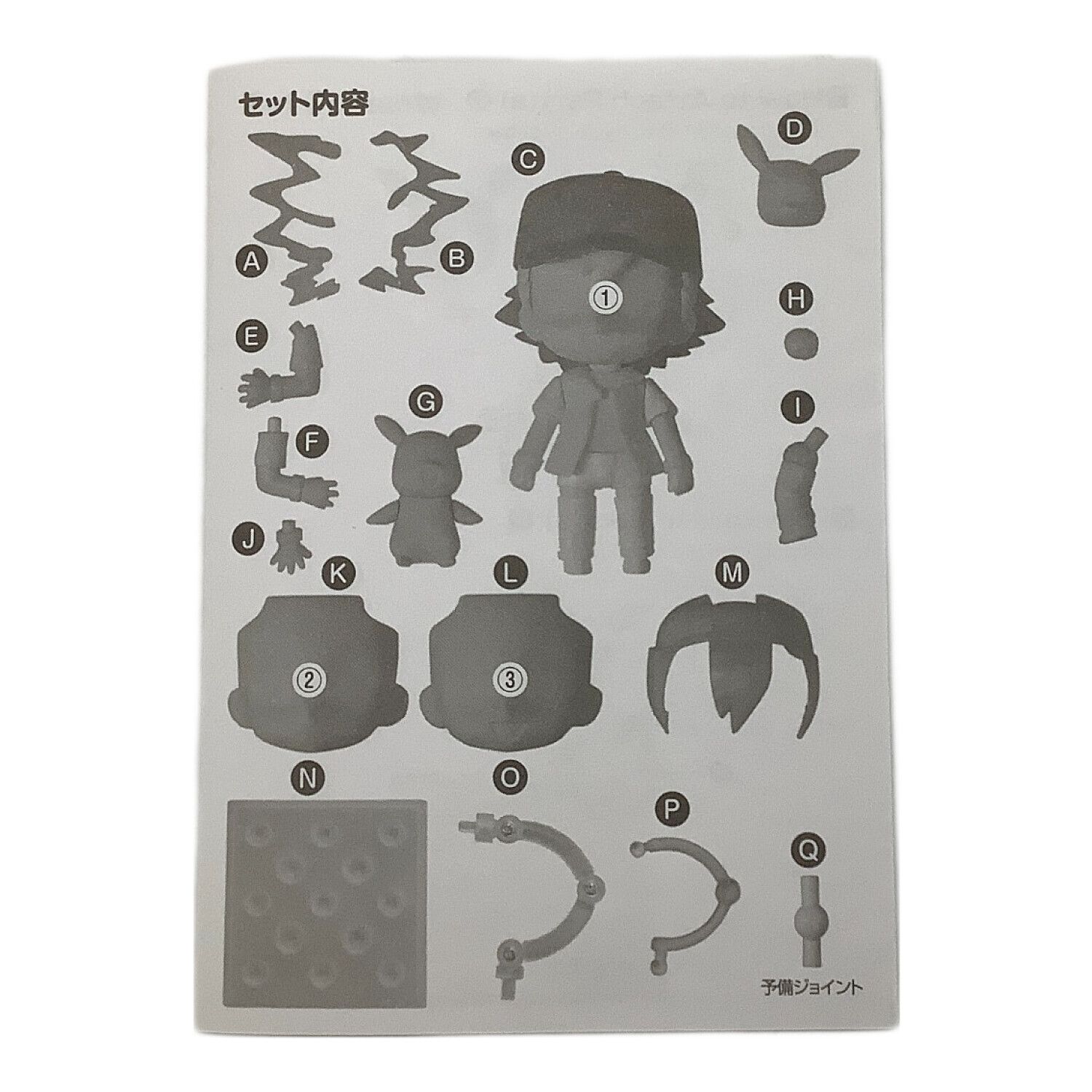 ポケットモンスター フィギュア サトシ&ピカチュウ ねんどろいど