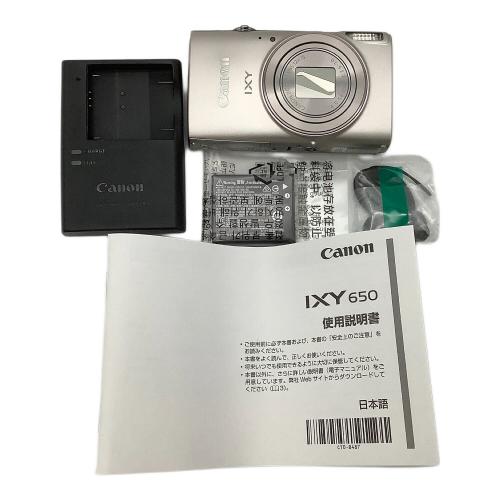 CANON (キヤノン) デジタルカメラ IXY650 2020万有効画素 1/2.3型CMOS 専用電池 -