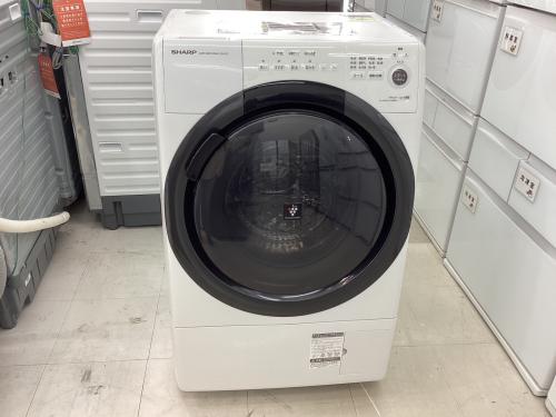 SHARP (シャープ) ドラム式洗濯乾燥機 298 7.0kg 3.5㎏ ES-S7F-WR 2022年製 クリーニング済 50Hz／60Hz