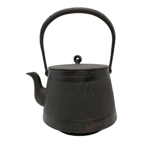 高陽堂 鉄瓶 カエル・木模様