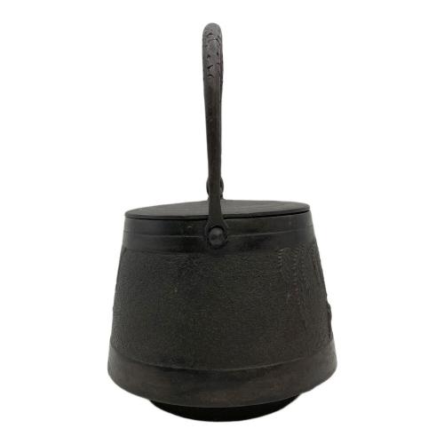 高陽堂 鉄瓶 カエル・木模様