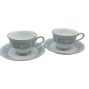 Noritake (ノリタケ) カップ&ソーサー レースウッドゴールド