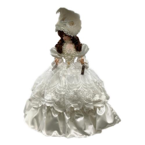 スキヨ人形研究所 フランス人形 グレイシィ リボン ホワイト 人形 GFA1864