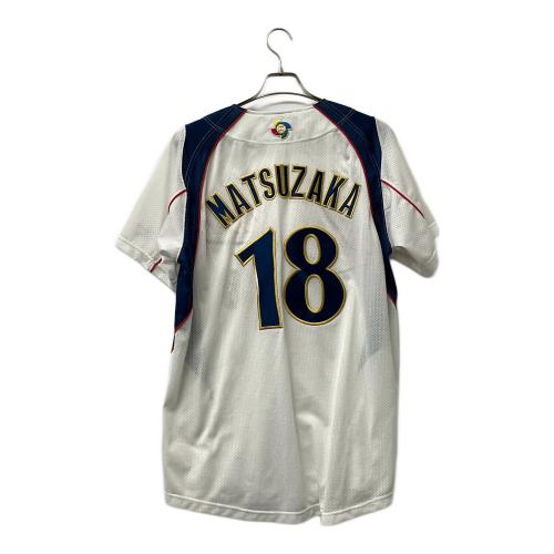 MIZUNO (ミズノ) 侍JAPANユニフォーム 18松坂大輔 メンズ O-XO ホワイト×ネイビー