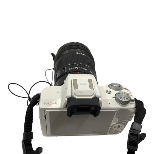 CANON (キャノン) ミラーレス一眼カメラ EOSKISS M 専用電池欠品 レンズ付