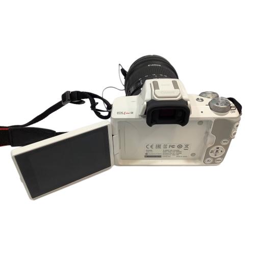 CANON (キャノン) ミラーレス一眼カメラ EOSKISS M 専用電池欠品 レンズ付