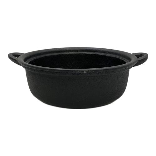 南部鉄器 (ナンブテッキ) 蓋付鉄鍋