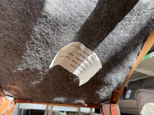 ダイニングチェアー ロココ・アンティーク調 猫脚 ブラウン×レッド