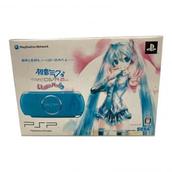 SONY (ソニー) PSP 初音ミク Project DIVA 2ndモデル いっぱいパック 純正バッテリー膨張の為非純正バッテリー付 PSP-3000 -