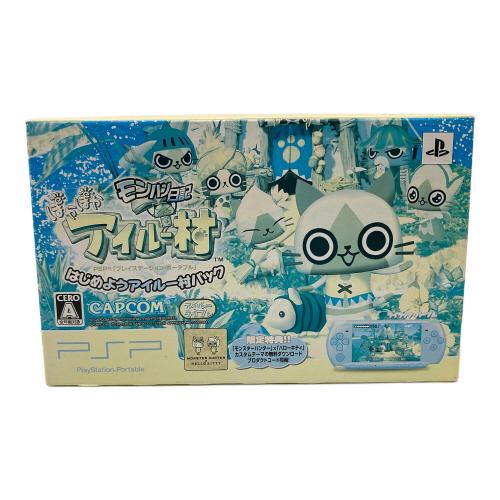 SONY (ソニー) PSP モンハン日記アイルー村 はじめようアイルー村パック 箱ヤケ有 @ PSP-3000 -