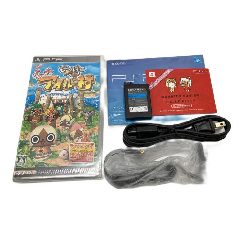 SONY (ソニー) PSP モンハン日記アイルー村 はじめようアイルー村パック 箱ヤケ有 @ PSP-3000 -
