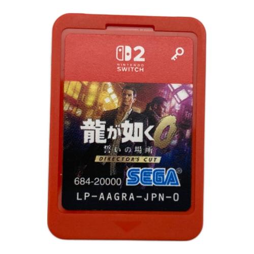 SEGA(セガ) Nintendo Switch 2用ソフト 龍が如く0 誓いの場所 Director's Cut CERO D (17才以上対象)