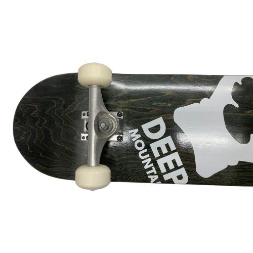 DEEP MOUNTAIN(ディープマウンテン) スケートボード ブラック ヘッドロゴ 素材メープル・テープHS780 5inch/5.25inch ABEC7