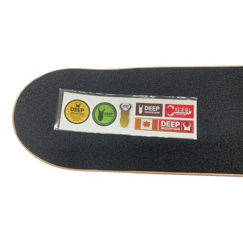 DEEP MOUNTAIN(ディープマウンテン) スケートボード ナチュラル シルエットロゴ縦 メープル 5inch/5.25inch ABEC7