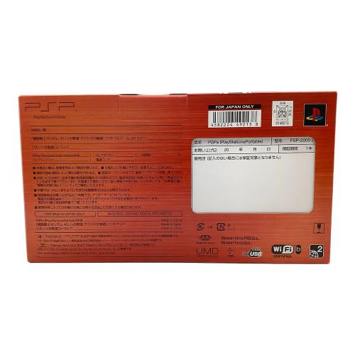 SONY (ソニー) PSP 「ギレンの野望」スペシャルパック PSPL-90001NZR 03-27403001-7042876-PSP2000 NEO ZEON RED(ネオ・ジオン・レッド)