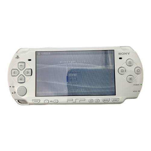 SONY (ソニー) PSP SLIM & LITE PSP-2000CW 03-27401801-2181120-PSP2000 CERAMIC WHITE(セラミック・ホワイト)