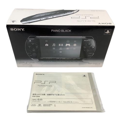 SONY (ソニー) PSP ピアノブラック PSP-2000 03-27401001-0983647
