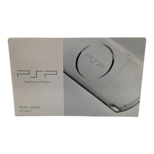 SONY (ソニー) PSP PSP-3000PW 03-27404201-0556323-PSP3000 PEARL WHITE(パール・ホワイト)