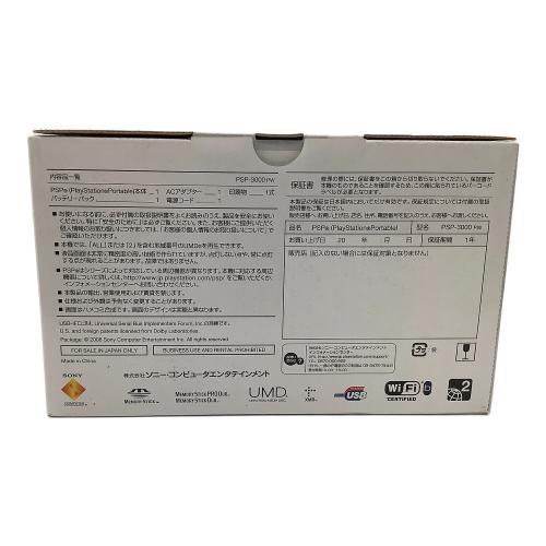 SONY (ソニー) PSP PSP-3000PW 03-27404201-0556323-PSP3000 PEARL WHITE(パール・ホワイト)
