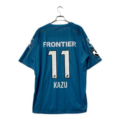 横浜FC (ヨコハマエフシー) サッカーユニフォーム CLAUDIO PANDIANI 2021シーズン ホーム レプリカ 11番 三浦知良 メンズ SIZE 3XL スカイブルー