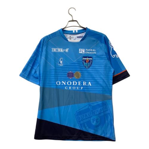 SOCCER JUNKY (サッカージャンキー) サッカーユニフォーム 横浜FC2015-2022シーズンマッシュアップユニフォーム ブルー SIZE 3XL