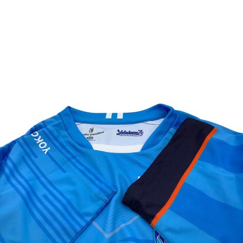SOCCER JUNKY (サッカージャンキー) サッカーユニフォーム 横浜FC2015-2022シーズンマッシュアップユニフォーム ブルー SIZE 3XL