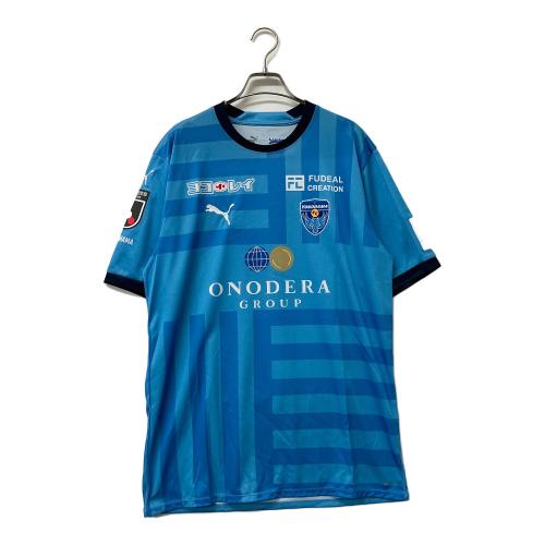 横浜FC (ヨコハマエフシー) サッカーユニフォーム 774295 PUMA 2023 ホーム メンズ 3XL ブルー×ホワイト