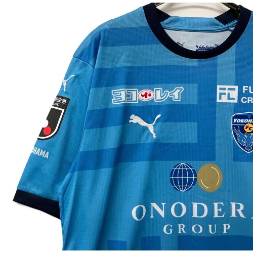 横浜FC (ヨコハマエフシー) サッカーユニフォーム 774295 PUMA 2023 ホーム メンズ 3XL ブルー×ホワイト