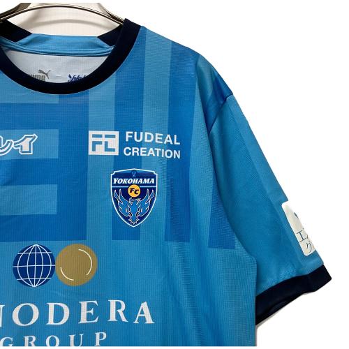 横浜FC (ヨコハマエフシー) サッカーユニフォーム 774295 PUMA 2023 ホーム メンズ 3XL ブルー×ホワイト