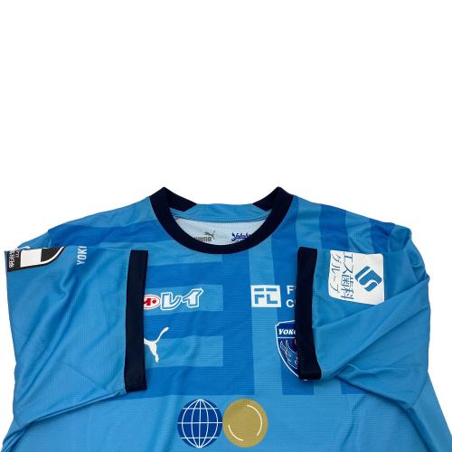 横浜FC (ヨコハマエフシー) サッカーユニフォーム 774295 PUMA 2023 ホーム メンズ 3XL ブルー×ホワイト