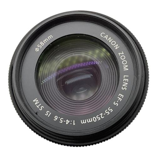 CANON (キヤノン) デジタル一眼レフカメラ EOS Kiss X10 2580万総画素 APS-C レンズ型番EF-S55-250㎜ F4-5.6 IS STM 061070016963