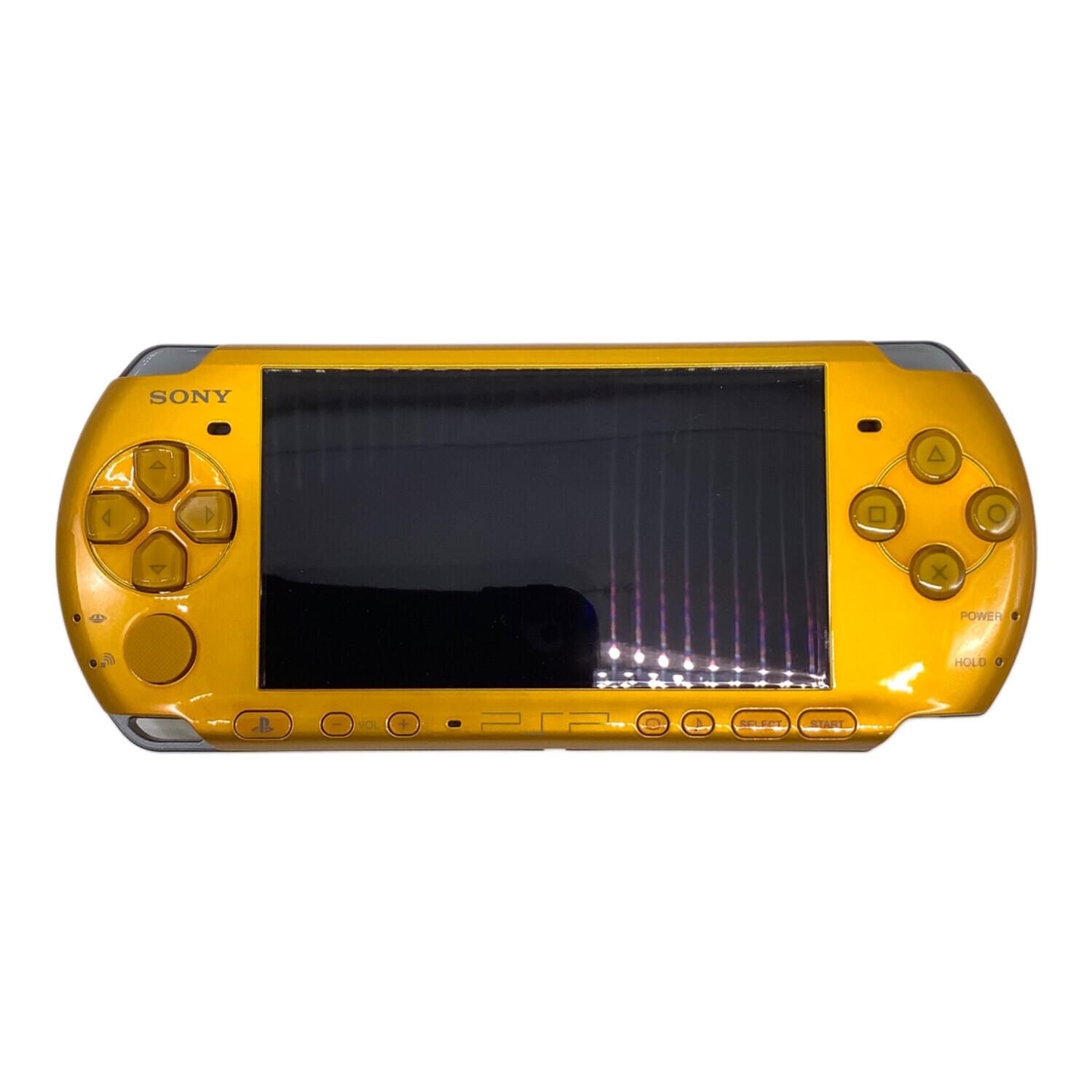 【美品】PSP-3000 本体 イエロー PSP Playstation Portable Bright Yellow PSP - 3000 BY japan