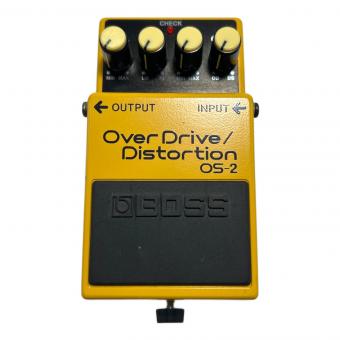 BOSS (ボス) ギターエフェクター 小キズ有り美品/オーバードライブ/ディストーション Over Drive/Distortion OS-2 台湾製 動作確認済み