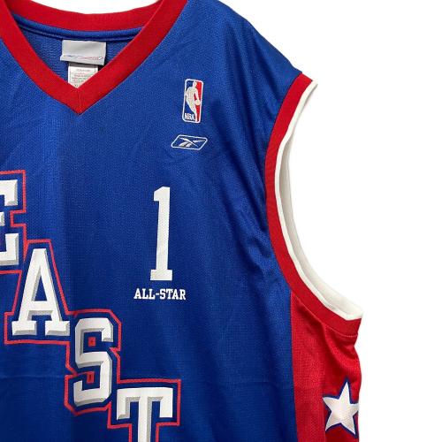 REEBOK (リーボック) ゲームシャツ ALL STAR GAME LOS ANGELES 2004 1 McGRADY メンズ SIZE XL ブルー×レッド