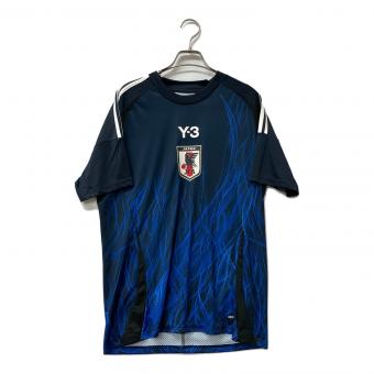Y-3 (ワイスリー) 半袖Tシャツ IU0964 アディダス サッカー日本代表 2024 ホーム レプリカ ユニフォーム メンズ IU0964 ブルー